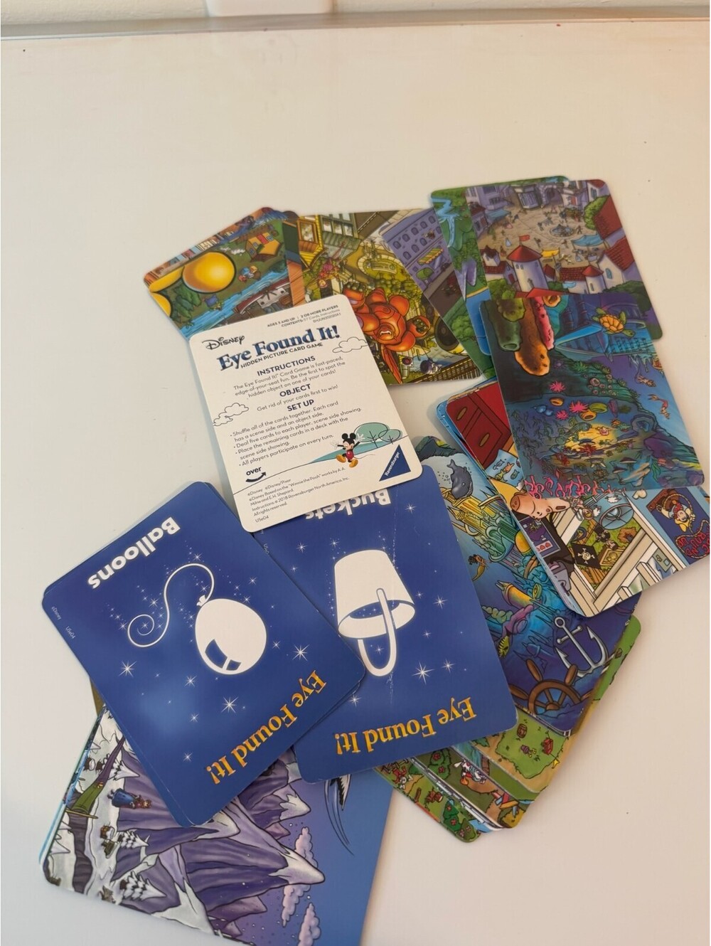 Disney Eye Found It Hidden Picture Card Game Ravensburger